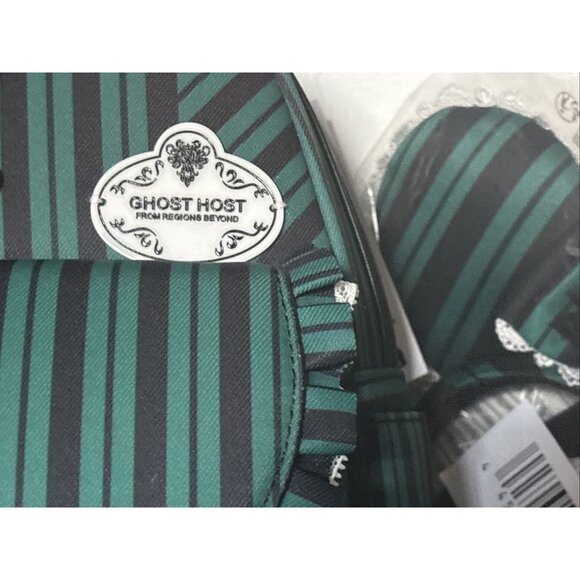 NWT Loungefly Disney Haunted Mansion Ghost Host Backpack Ears Set Halloween main image 9